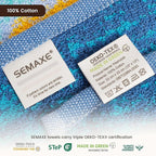 SEMAXE 100% Cotton Washcloths 12-Pack, 13 × 13 Inch Soft Luxury Face Towels – - Image 3