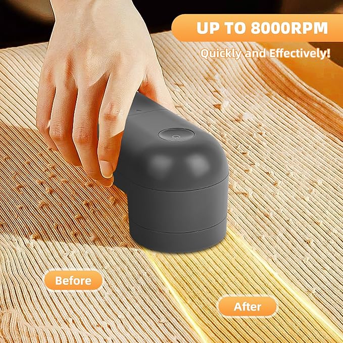 Electric Fabric Shaver and Lint Remover, Portable Fuzz Remover - Image 2