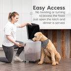 IRIS USA Airtight Dog Food Storage Container, WeatherPro, Removable Wheels - Image 7