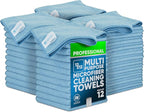 Microfiber Cleaning Wholesale Cloths | Size 12" x 12"| All Purpose Microfiber by MicrofiberWholesale