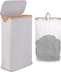65L Slim Laundry Hamper, Narrow Laundry Basket by iEGrow