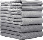 Premium Kitchen Towels | Large Cotton Dish Towels | Flat & Terry Highly - Image 2