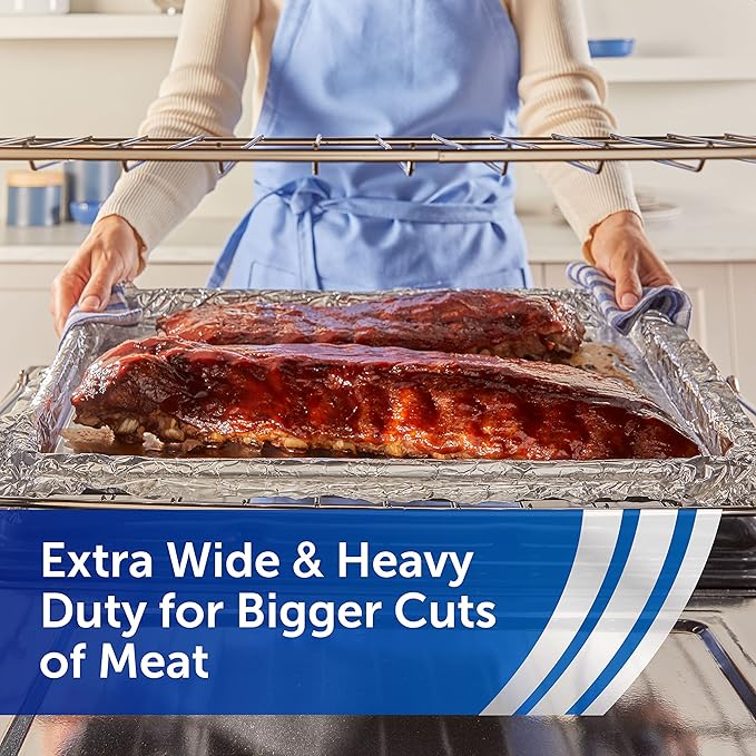 Reynolds Wrap Heavy Duty Aluminum Foil, 18 Inch Width, 75 Square Feet - Image 6