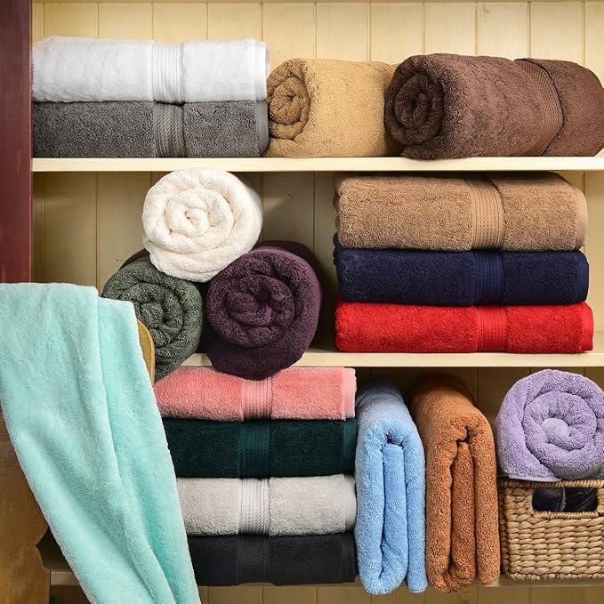 Superior Solid Egyptian Cotton Face Towel Set - Image 3