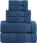 Elegant Comfort Luxury 6-Piece Towel Set, Premium Soft 100% Turkish Cotton by ELEGANTCOMFORT