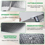 winemana Window Insulation Roll, 24IN x 15FT Reflective Heat Shield Bubble Film - Image 4