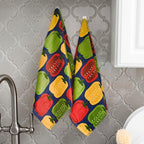 T-Fal Fiber Reactive Print Kitchen Towels: Highly Absorbent, Super Soft - Image 5