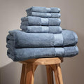 100% Organic Cotton Bath Towel Set | Bathroom Luxury Towel Set of 6 | GOTS by Fabdreams