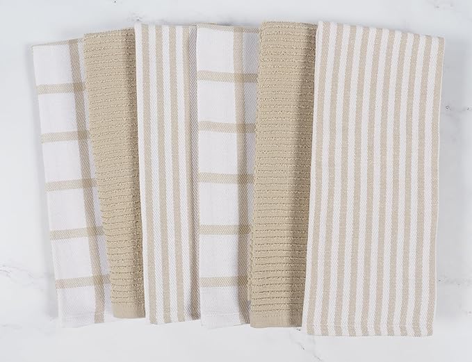 KAF Home Premium Kitchen Towels, Large 100% Cotton, Flat & Terry Absorbent Dish - Image 4