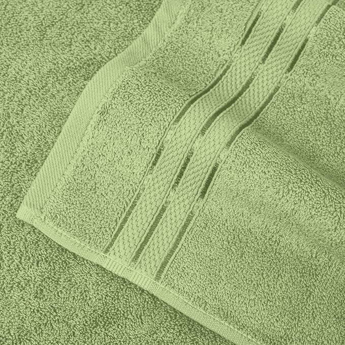 Elegant Comfort Three Line Popcorn Extra Large Luxury Bath Towel - Image 6