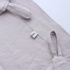Amazhiyu Pure Linen Over The Door Laundry Hanging Hamper Bag - Image 5