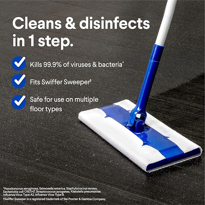 Clorox Scentiva Disinfecting Wet Mop Pad, Disposable Heads, Lavender and Jasmine - Image 5