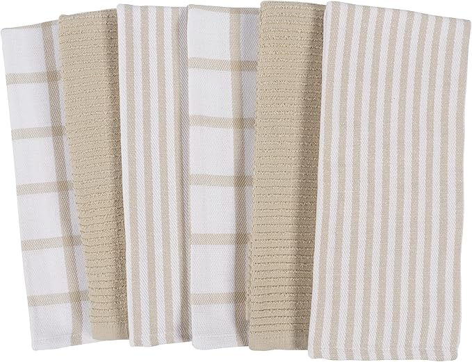 KAF Home Premium Kitchen Towels, Large 100% Cotton, Flat & Terry Absorbent Dish - Image 5