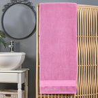 Elegant Comfort Three Line Popcorn Extra Large Luxury Bath Towel - Image 2