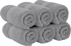 White Classic Luxury Light Gray Hand Towels - Image 4