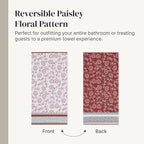 Modern Threads Ophelia 6-Piece 100% Cotton Towel Set – Reversible Yarn Dyed - Image 6