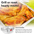 Stock Your Home Aluminum Pans 9x13 Disposable Foil Pans - Image 6