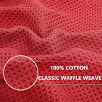 Homaxy 100% Cotton Waffle Weave Kitchen Dish Cloths, Ultra Soft Absorbent Quick - Image 2