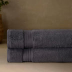Fabdreams 100% Organic Cotton Bath Sheet Set of 2 700 GSM Oversized Towels by Fabdreams