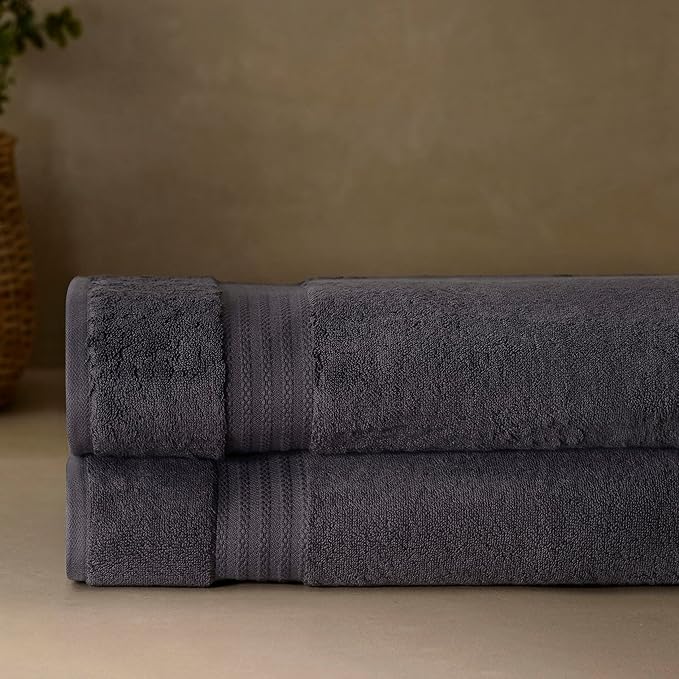 Fabdreams 100% Organic Cotton Bath Sheet Set of 2 700 GSM Oversized Towels by Fabdreams