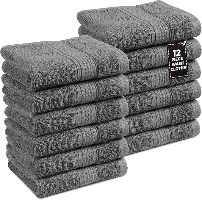 LANE LINEN Washcloths Set by LaneLinen