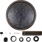 Yaheetech 18'' Patio Umbrella Base 26.5lbs Heavy Duty Antiqued Outdoor Market Umbrella Stand All-Weather Resin Umbrella Base for Garden & Yard, Bronze - Image 8