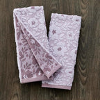 SKL Home Floral Jacquard 100% Cotton 2pc Hand Towel Set, Reversible & Decorative - Image 2