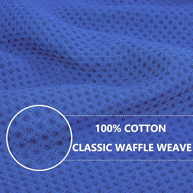 Homaxy 100% Cotton Waffle Weave Kitchen Dish Cloths, Ultra Soft Absorbent Quick - Image 2
