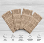 100% Cotton Terry Dish Towels, 4 Pack Plain, 16 x26 Inches, Super Soft and - Image 3