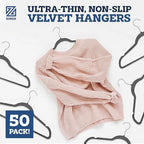 Zober Velvet Hangers 50 Pack - Image 2