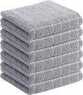 Homaxy 100% Cotton Terry Kitchen Towels, Checkered Designed, Soft and Super by Homaxy