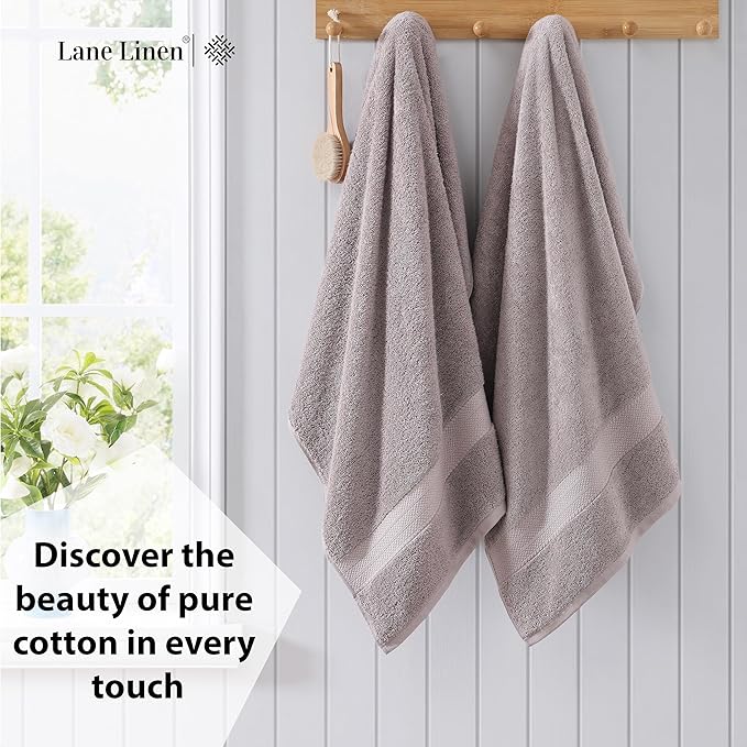 LANE LINEN Oversized Bath Towels Set of 2 - Image 3