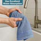 CASA PLATINO Bath Hand Towels for Bathroom - Image 6