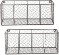 DII Chicken Wire Collection Farmhouse Vintage Wall Baskets, Medium Basket by DII