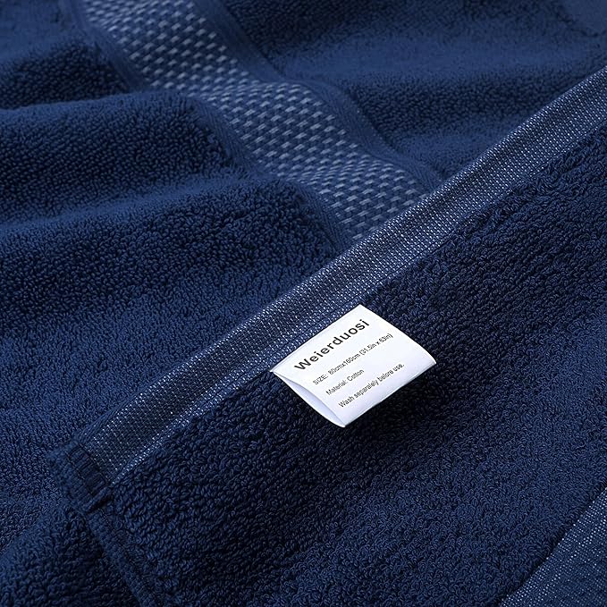 Fluffy Cotton Bath Towels Set650GSM, 2-Piece Set, Thickened and Enlarged - Image 7