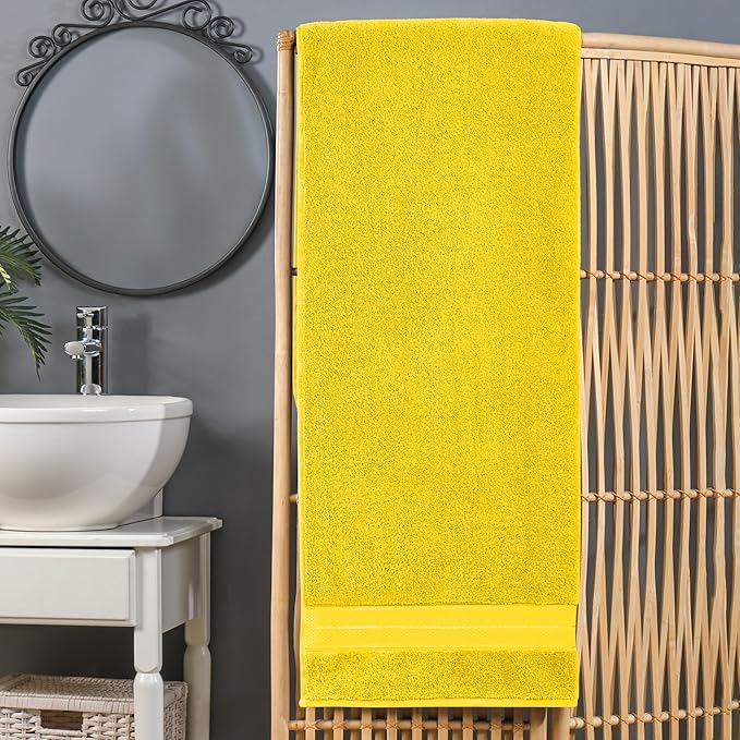 Elegant Comfort Three Line Popcorn Extra Large Luxury Bath Towel - Image 2