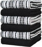 Popcorn Stripe Cotton Kitchen Towels by BumbleTowels