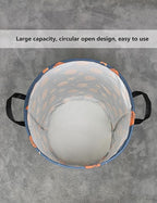QUEENLALA Large Storage Basket, Laundry Hamper/Bathroom/Home Decor/Collapsible - Image 7