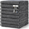 Homaxy Premium Kitchen Towels, Large Cotton Kitchen Hand Towels, Flat and Terry by Homaxy