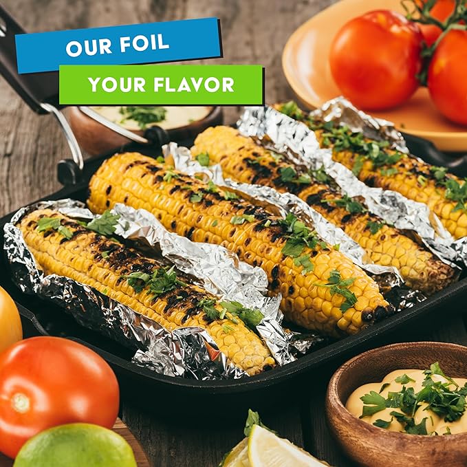 Pre-Cut Deli Aluminum Foil Sheets – 15” Extra-Wide Heavy-Duty Pop-Up Sheets - Image 6