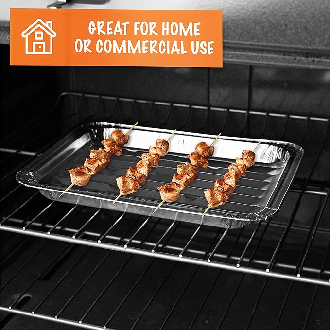 Plasticpro Aluminum Grill Pans, Broiler Pans, Grill Liners, Durable - Image 5