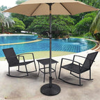 Yaheetech 22 lbs Heavy Duty Outdoor Umbrella Base 18" Round Patio Umbrella Stand Market Umbrella Base for Garden & Lawn, Black - Image 7