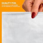 12' Ultra Heavy Duty Pop Up Deli Aluminum Foil, 500 Pre-Cut Sheets, Hot Dog or - Image 3