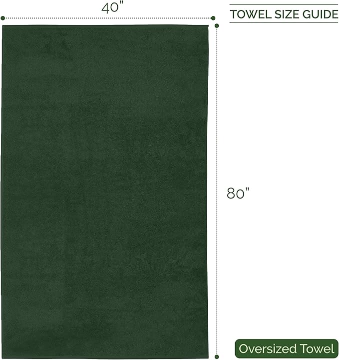 Elegant Comfort Three Line Popcorn Extra Large Luxury Bath Towel - Image 4