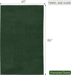 Elegant Comfort Three Line Popcorn Extra Large Luxury Bath Towel - Image 4