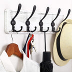WEBI Coat Rack Wall Mount, Coat Hooks Wall Mounted, Coat Hanger Wall, Wood Hook - Image 2