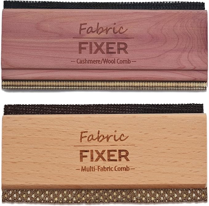 Cashmere and Multi-Fabric Sweater Comb Combo Manual Fabric Defuzzer Wool Lint by WardrobeHackers
