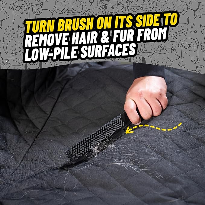 Chemical Guys Professional Rubber Pet Hair Removal Brush – Multi Surface - Image 4