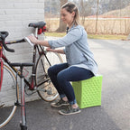 Simplay3 Handy Home 3-Level Heavy Duty Work/Garden Seat - 12" x 15" x 9" - Green, Made in USA - Image 2
