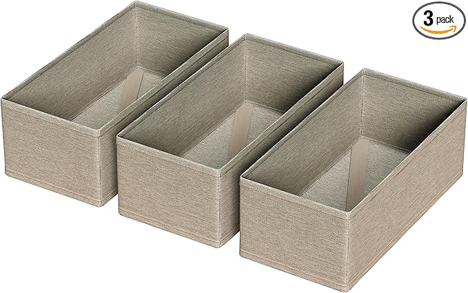 3 PACK Drawer Organizer Clothes，drawer Divider， Dresser Drawer Storage by FAMALAHEE